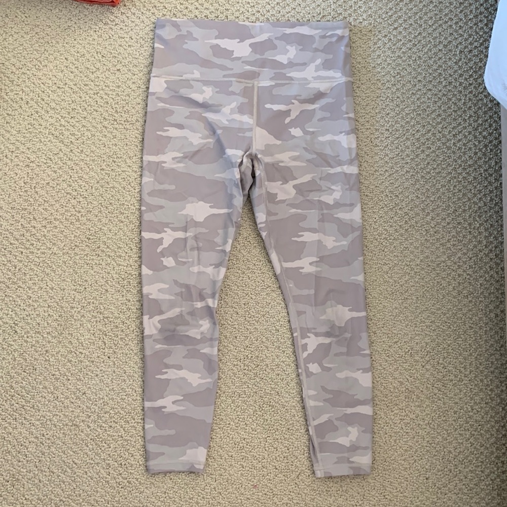 Athleta white camo leggings